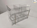 Vtopmart 2 Pack Larger Bathroom Organizer, 2 Tier White Under Sink Organizers by Vtopmart