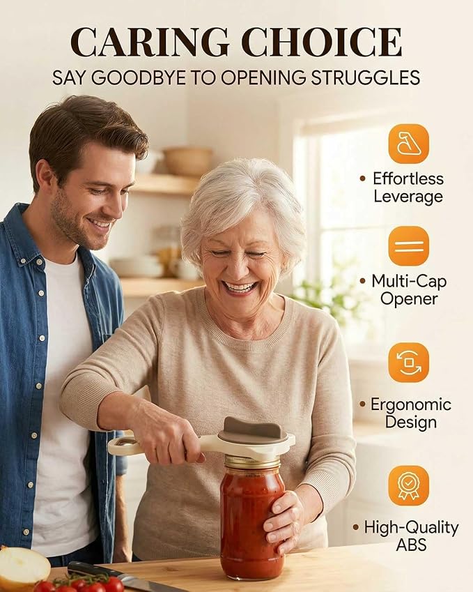 Jar Opener – 4-in-1 Adjustable Stainless Steel Secure Grip Lid Remover - Image 9
