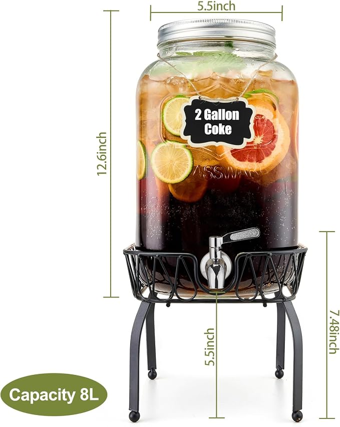 2 Gallon Beverage Dispenser - Image 6