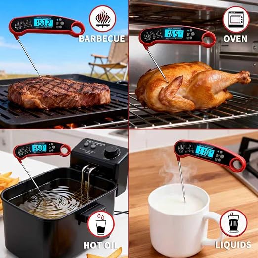 X&E Meat Thermometer Digital – Instant Read Food Thermometer - Image 5