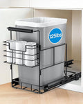 Bulado Pull Out Trash Can Under Cabinet, Under Sink Trash Can Kit by Bulado