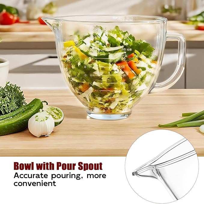 Double-layer Thickened Glass Mixer Bowl - Image 7
