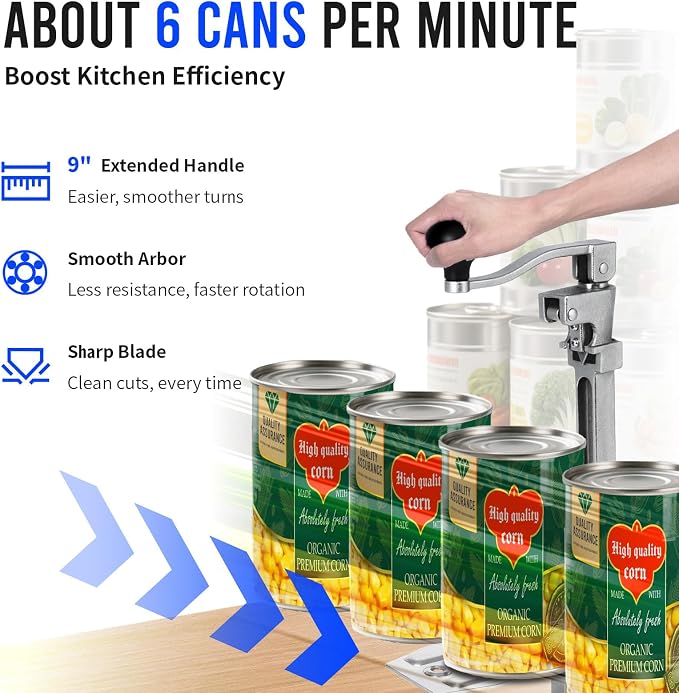 Commercial Can Opener Heavy Duty, Industrial Kitchen Tool - Image 5