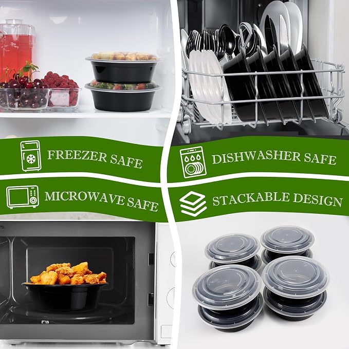 Meal Prep Containers Reusable 32oz - Image 4