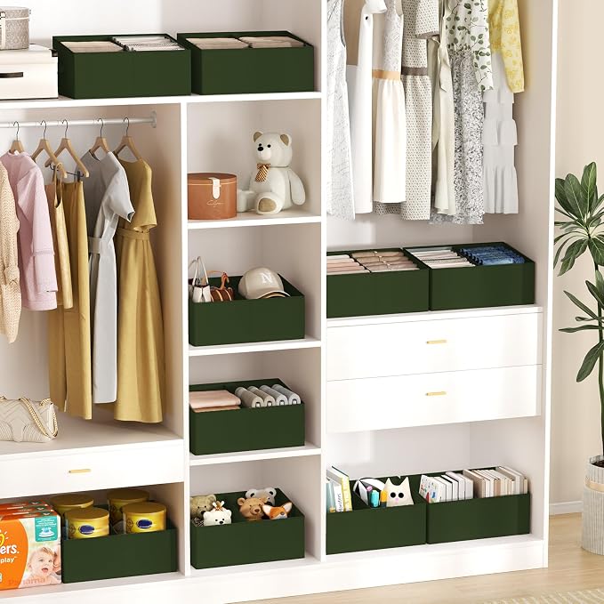 DIMJ Large Closet Shelf Organizer Bins 6 Packs - Image 5