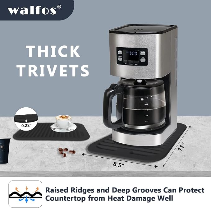Walfos Trivets for Hot Dishes, Hot Pads for Kitchen Hot Pots and Pans, Heat - Image 7