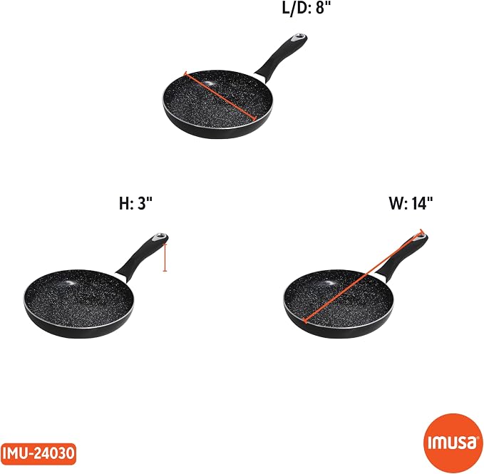 IMUSA 8” Bistro Ceramic Nonstick Fry Pan - Image 8