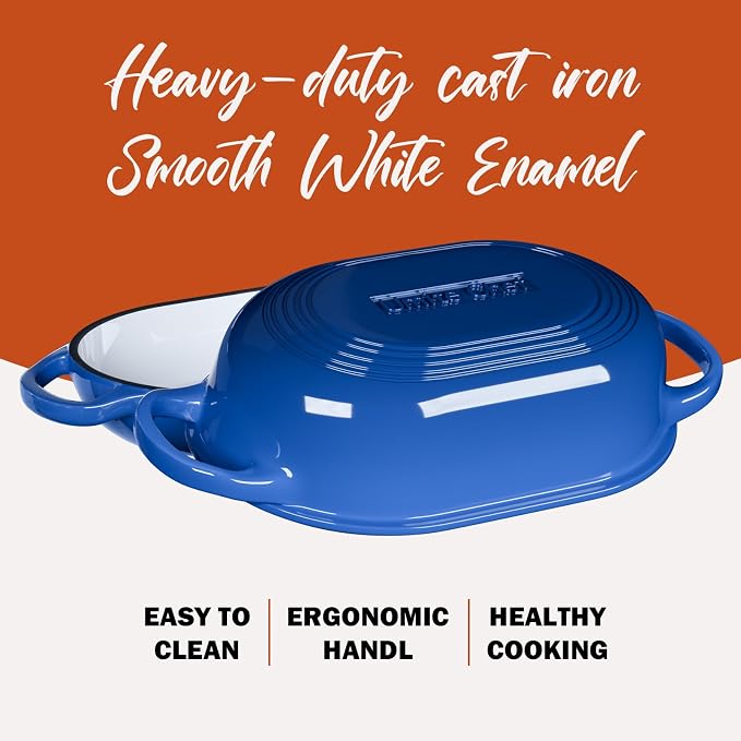 Enameled Cast Iron Dutch Oven for Bread Baking - Image 2