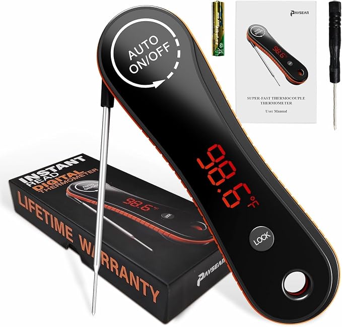 0.5s Instant Read Digital Meat Thermometer, Paysean ±0.5℉ by Paysean