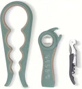 Opener | 5-in-1 Non-Slip Bottle Opener by Unknown
