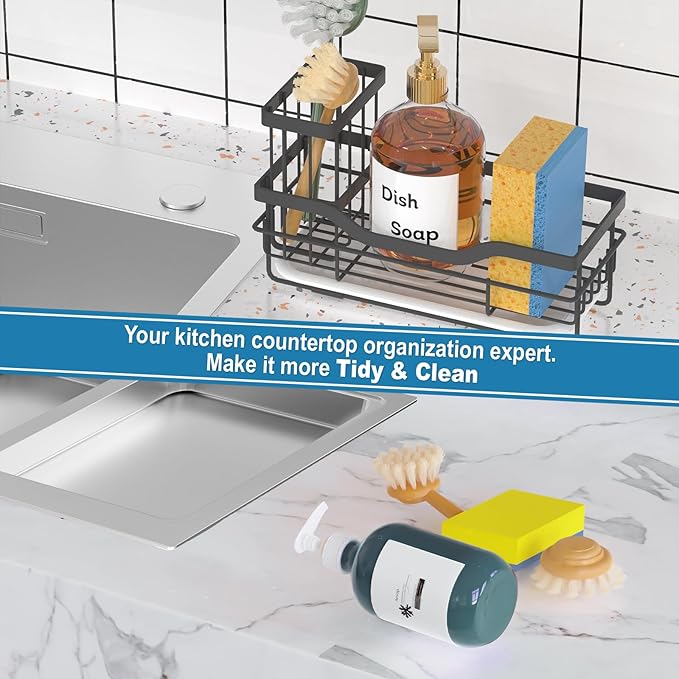 Sponge Holder for Kitchen Caddy Sink Organizer - Image 6