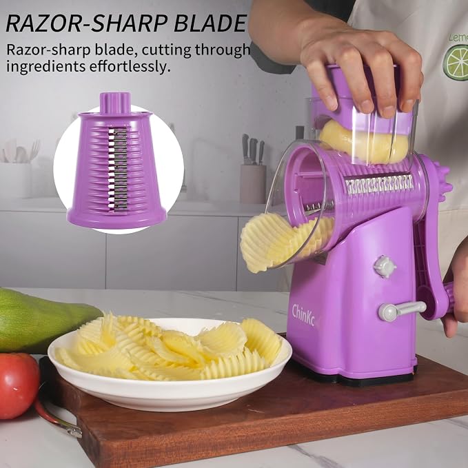 Upgrade Rotary Cheese Grater Shredder - Image 7