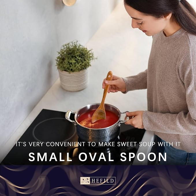 Wooden Spoons for Cooking, Nonstick Cooking Utensil Set - Image 3