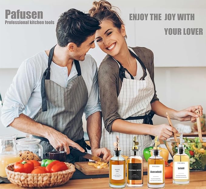 Pafusen 6 Pack Auto Flip Olive Oil Dispenser, Liquor Pour Spout, Oil Dispenser - Image 7