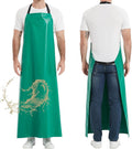Thicker Rubber Apron, Extra Long Adjustable Apron, Heavy Duty Oil&Chemical by FunChaos