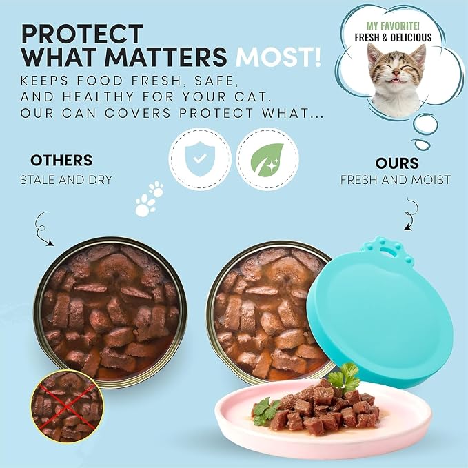 3 Pack Universal Pet Food Can Covers Lids - Image 7