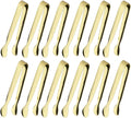 12PCS Ice Tongs Mini Sugar Tong 4.25Inch Stainless Steel Small Serving Tongs by Sunenlyst