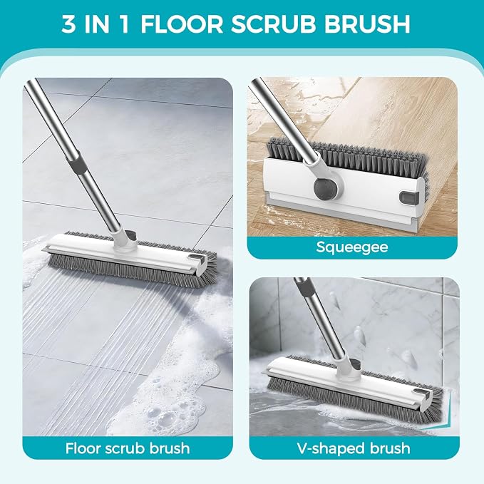 SetSail Floor Scrub Brush, 3 in 1 Floor Scrub Brush - Image 3