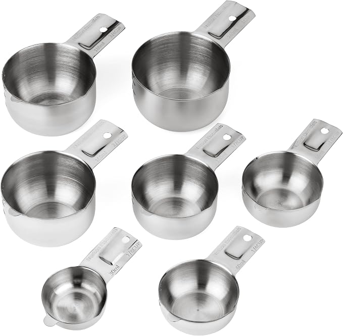 Hudson Essentials Stainless Steel Measuring Cups Set - Image 2