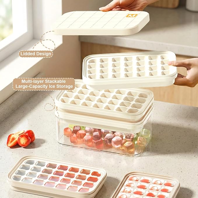 Ice Cube Tray - Freezer Ice Tray Ice Mold Ice Maker - Image 2