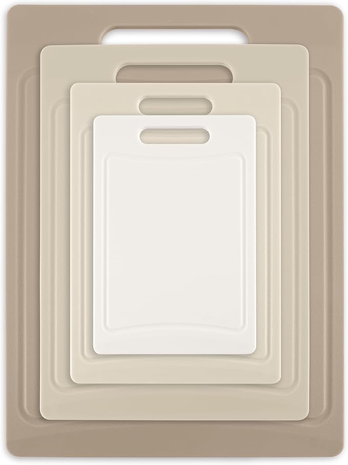COOK WITH COLOR Non-Slip Cutting Board Set – Kitchen Essentials with Easy Grip - Image 7