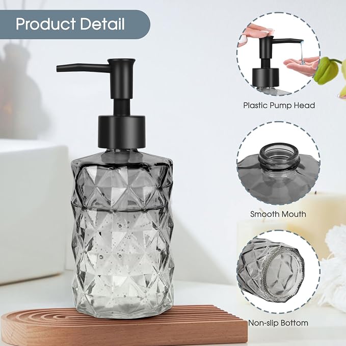 Topsky Glass Soap Dispenser - Image 3