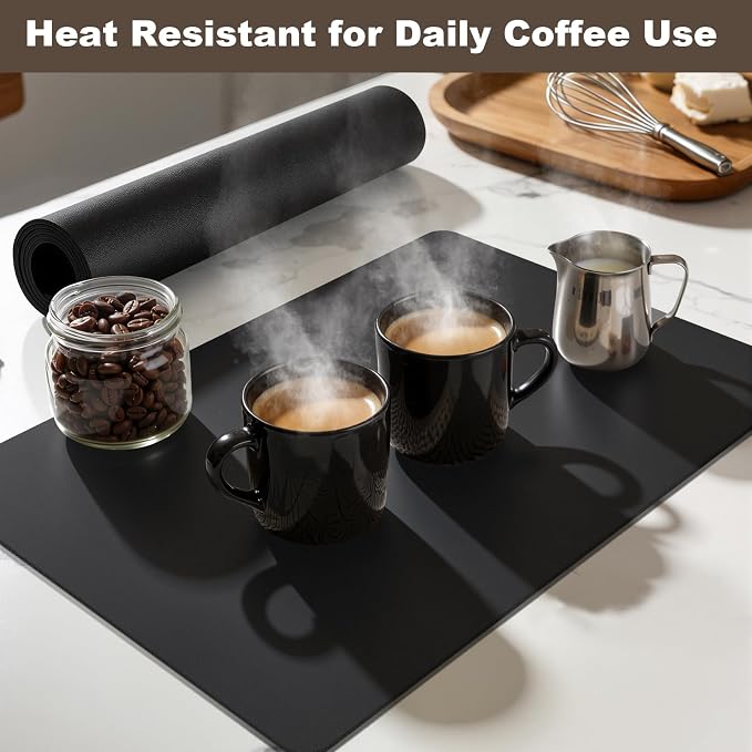 Coffee Mat, Absorbent Dish Drying Mat - Image 6