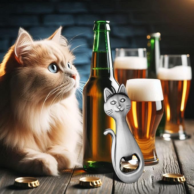 Cat Beer Bottle Opener, Cat Gifts - Image 9