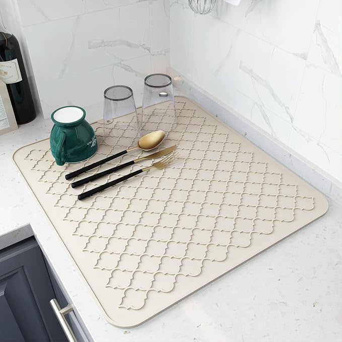 AMOAMI-Dish Drying Mats for Kitchen Counter-Silicone Dish Drying Mat-Kitchen by AMOAMI