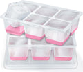 Ice Cube Trays 2 Pack, JRISBO Large Silicone Ice Cube Molds by Jrisbo