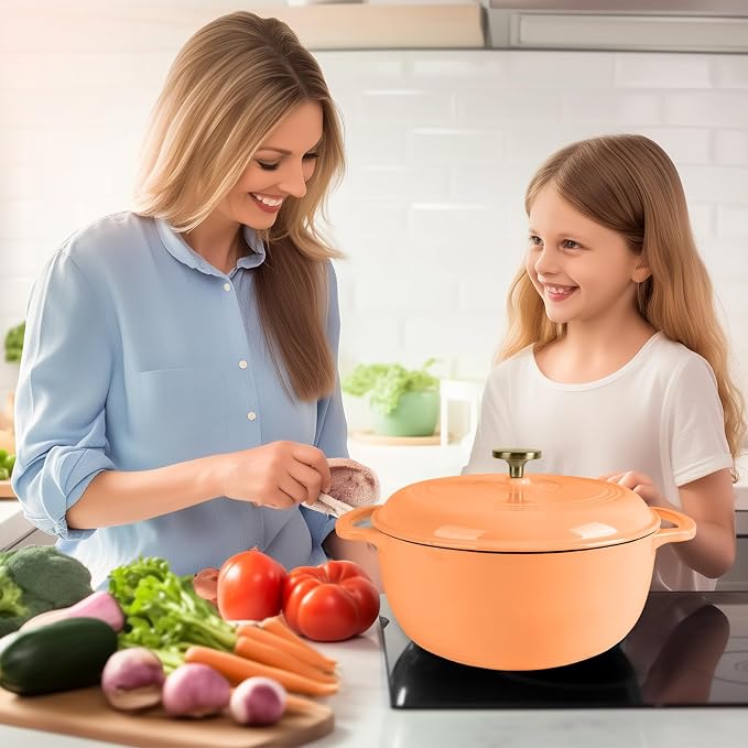 Premium Enameled Cast Iron Dutch Oven - Image 9