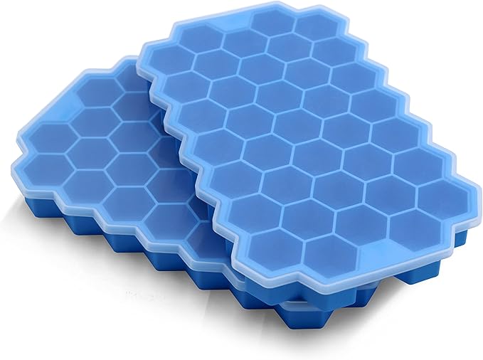 Ice Cube Trays for Freezer by BIDFUL