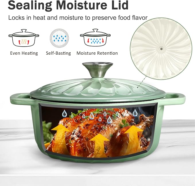 Enameled Cast Iron Dutch Oven - Image 5