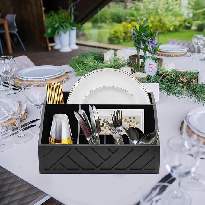 Ukonvi Paper Plate Dispenser, Paper Plate Holder - Image 3