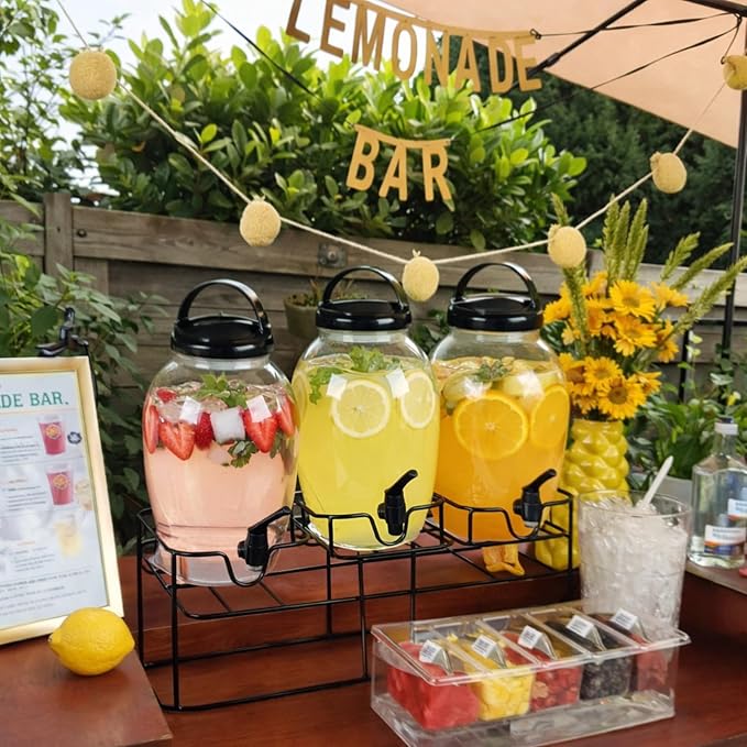 Tanlade 3 Pcs Plastic Drink Dispenser - Image 2