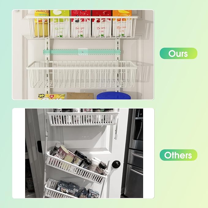 Mefirt Over The Door Pantry Organizer, Pantry Organization and Storage - Image 9