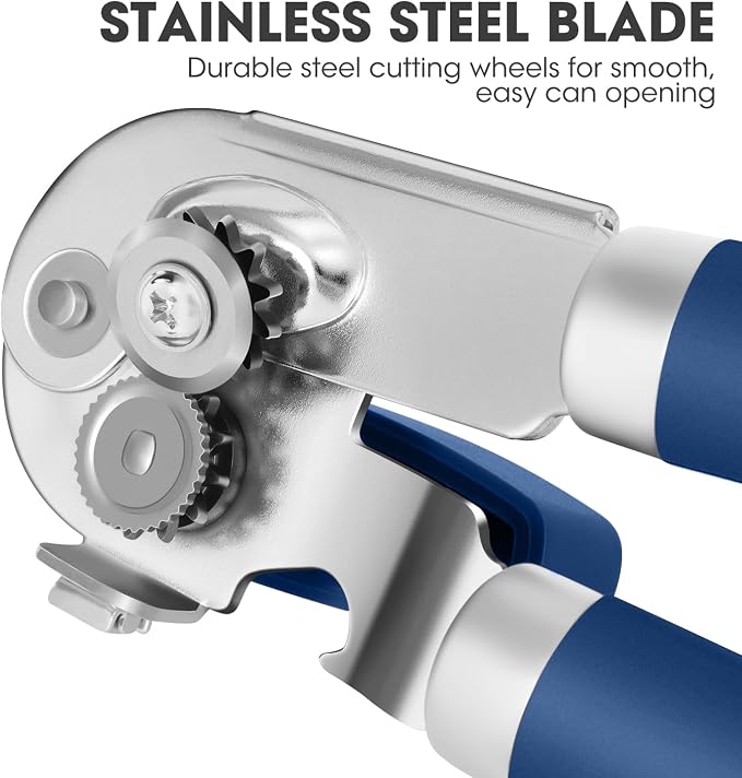 Manual Can Opener, UHIYEE Handheld Can Opener Heavy Duty - Image 3