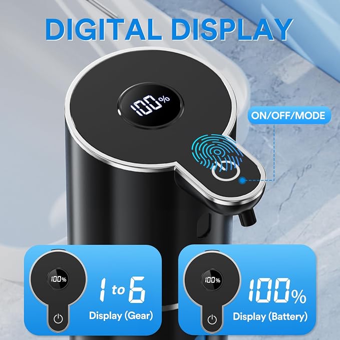 Automatic Liquid Soap Dispenser Touchless, Rechargeable Electric Dish ＆ Hand - Image 2