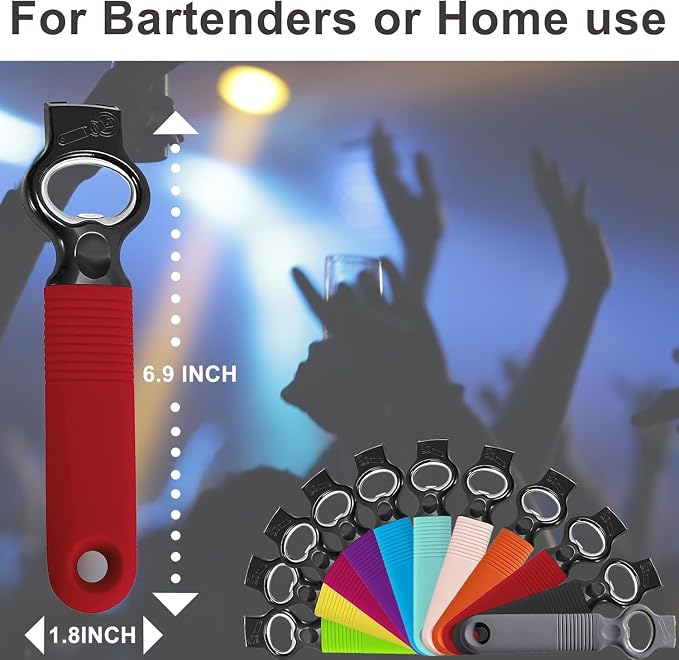 2-Pack Soda Can Opener and Beer Bottle Opener Bartender - Image 6