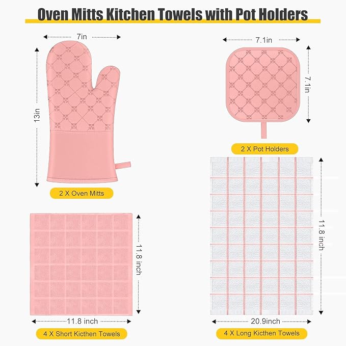 Oven Mitts Kitchen Towels Dishcloths - Image 2