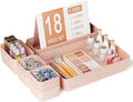 Plastic Drawer Organizers, Desk and Vanity Organizer Plastic Tray, Makeup by Homhut