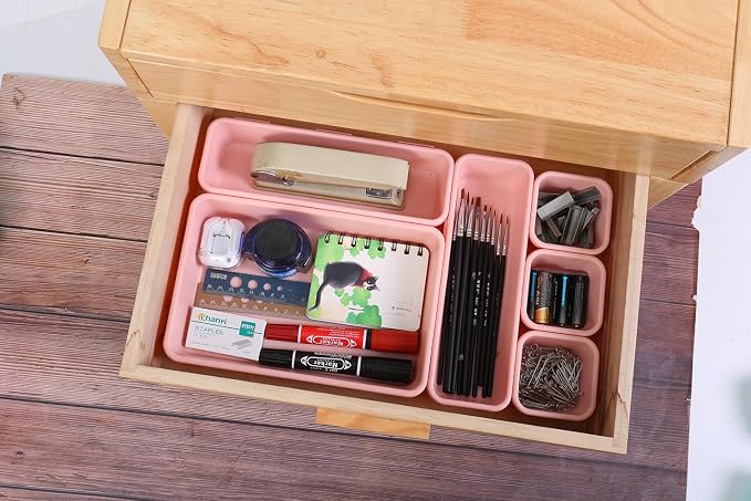 Kutesna 15 PCS Interlocking Desk Drawer Organizer Separator - Image 4