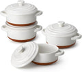 MALACASA Mini Cocotte Set - 12 OZ Small Casserole Dishes by MALACASA