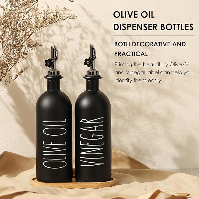 HOMCDALY 16oz Olive Oil Dispenser Bottles - Image 5