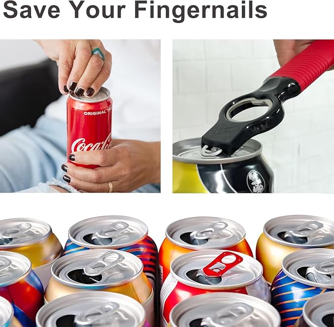 2-Pack Soda Can Opener and Beer Bottle Opener Bartender - Image 4