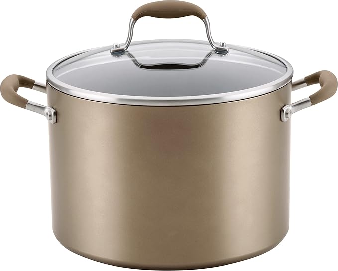 Anolon Advanced Home Hard-Anodized Nonstick Wide Stock Pot/Stockpot by Anolon