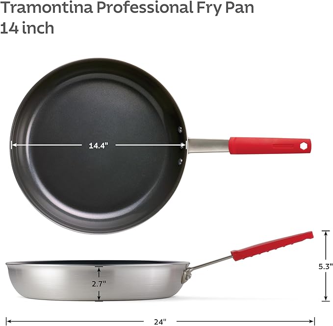 Tramontina Professional 14-Inch Ceramic Non Stick Extra Large Frying Pan - Image 5