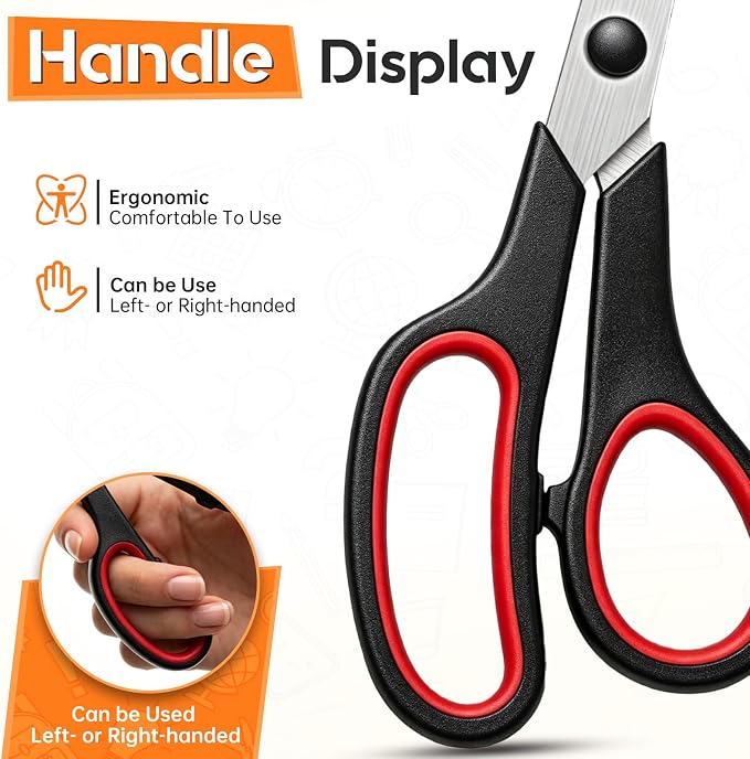 Scissors 8.5 Inch scissors all purpose - Image 5