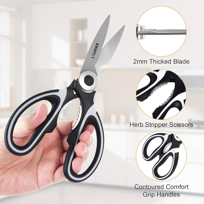 Kitchen Scissors Utility Chopping Scissor Professional Shears - Image 7