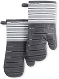 KitchenAid Albany Oven Mitt 2-Pack Set, Charcoal Grey by KitchenAid